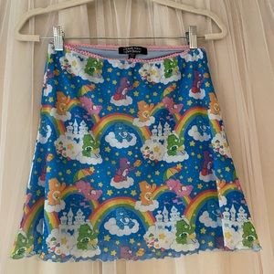 Limited edition Care Bear mesh skirt